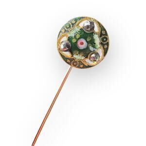 Vintage Enamel Hat Pin